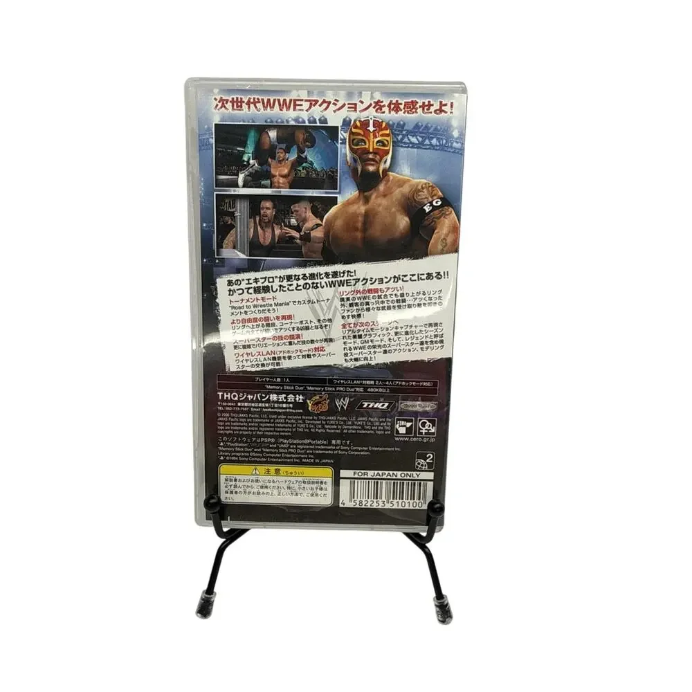 WWE SmackDown vs Raw 2007 PSP Game & Case Japanese